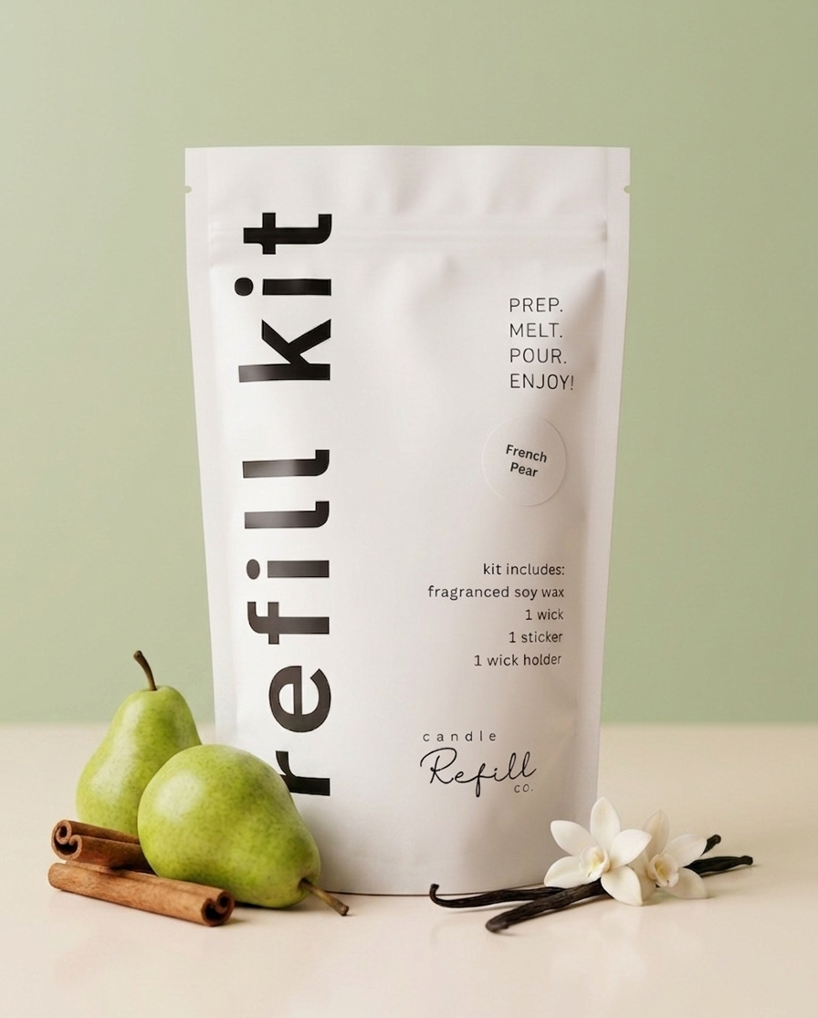 Candle Refill Kit - French Pear