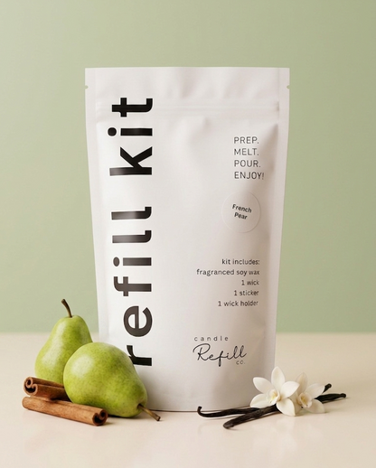 Candle Refill Kit - French Pear