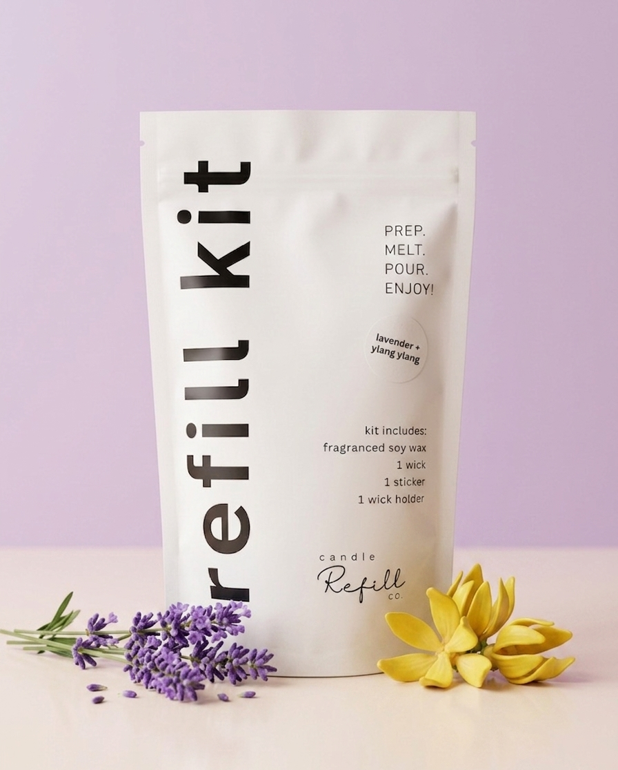 Candle Refill Kit - Lavender + Ylang Ylang