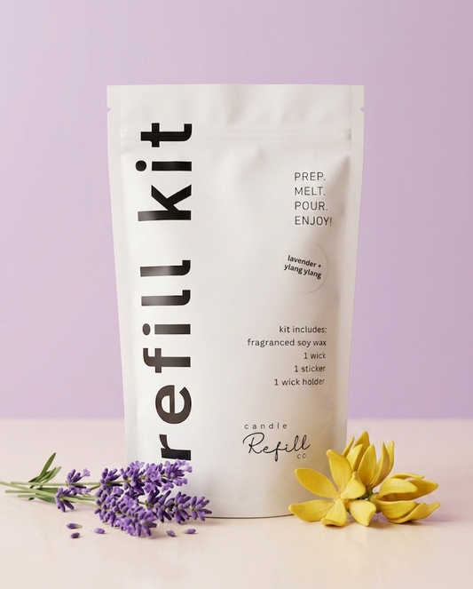 Candle Refill Kit - Lavender + Ylang Ylang